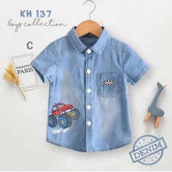Monster Trucks Denim Shirt