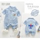 Aeroplane Denim Romper