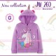 JW Purple Embroidery Unicorn Jacket