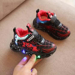 Black Spiderman Sport Web Lamp Shoes