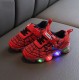 Red Spiderman Web Lamp Shoes