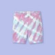 Purple Pink Tie Dye Short Pants