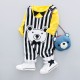 Yellow Bear Stripe Overall