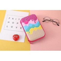 Cherry Ice Cream Big Pencil Case