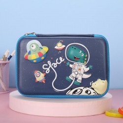 Dinosaurs Ufo Space Big Pencil Case