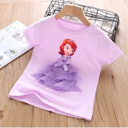 Purple Sofia 3D Tulle Top