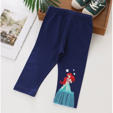 Navy Ariel Mermaid 3D Tulle Legging
