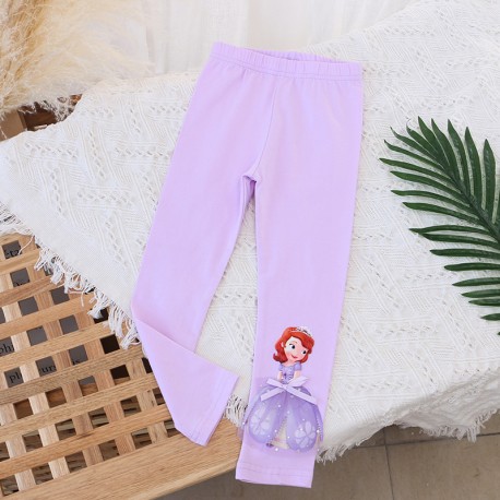 Purple Sofia 3D Tulle Legging