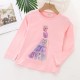 Pink Elsa Frozen 3D LS Tulle Top