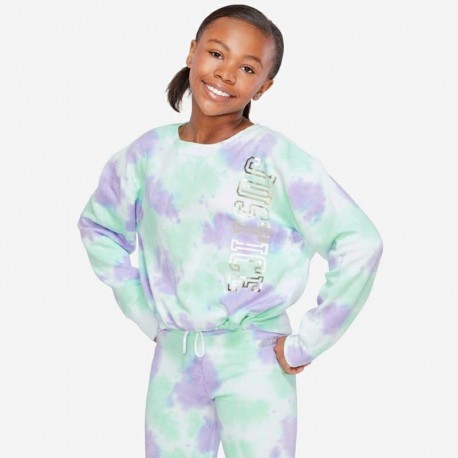 Justice Purple Tosca Tie Dye Sweater
