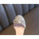 Silver Diamond Ribbon Sparkle Shoes