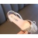 Silver Diamond Ribbon Sparkle Shoes