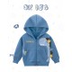 Blue Dino Space Hoodie Jacket