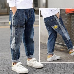 Two Colours Square Jeans