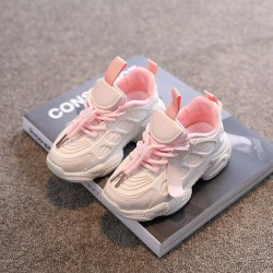 White Pink Nano Sporty Shoes