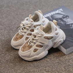 White Brown DG Shoes