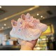 Pink New LV Flame Yeezy 450 Shoes