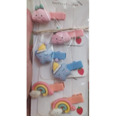 Star Clouds Hairclips