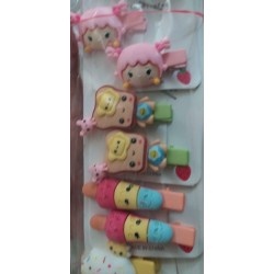Apple Girl Hairclips per pasang
