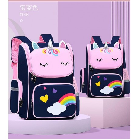 Navy Unicorn Rainbow BackPack