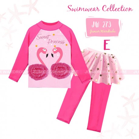 JW Pink Swan Swimsuit