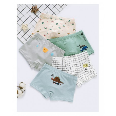Dino Bear Boxer Underwear (5pc/box)