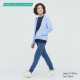 Light Blue Uniqlo AIRism Hoodie Jacket