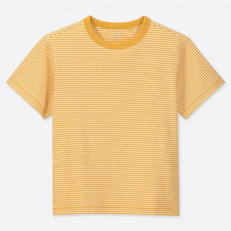 Uniqlo Yellow Stripe T-Shirt