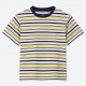 Uniqlo Navy Yellow Stripe T-Shirt