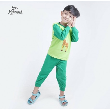 Green Giraffe Pyjamas