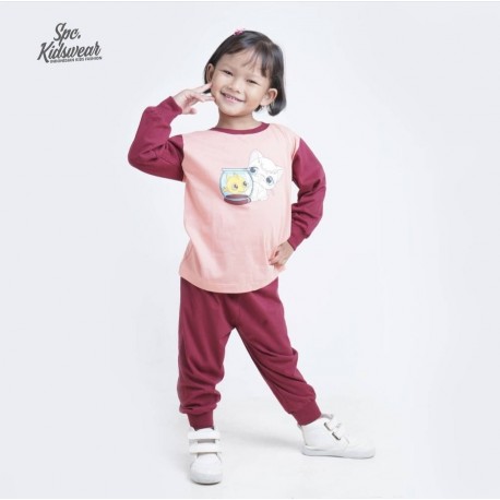 Pink Cat Pyjamas