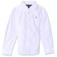 POLO Ralph Lauren White Ruffle Girl LS Shirt