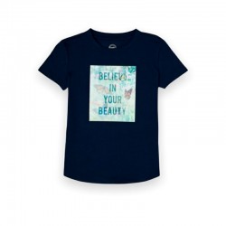 Wondernation Believe in Your Beauty Hologram Tee