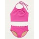 OldNavy HotPink Halter Neck 2-pieces Swimsuits