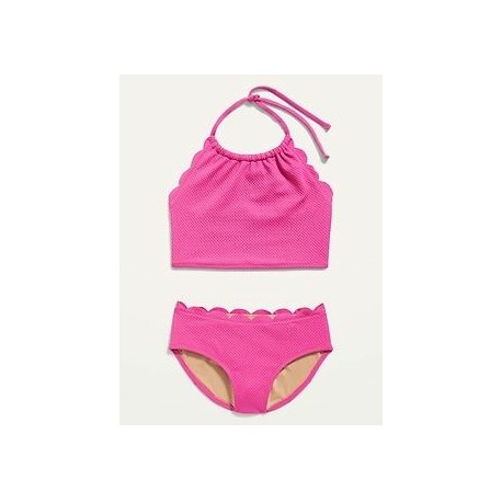 OldNavy HotPink Halter Neck 2-pieces Swimsuits