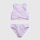 Gap Purple Patterned 2-pieces Swimsuits