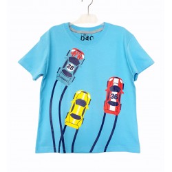 Blue Race Car Tee