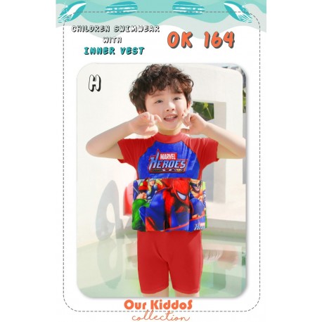 Marvel Superheroes Float Suit Floating Swimsuits