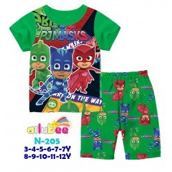 Ailubee Green PJMasks Set Pants
