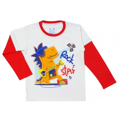 Dino Rock Star LS Tee