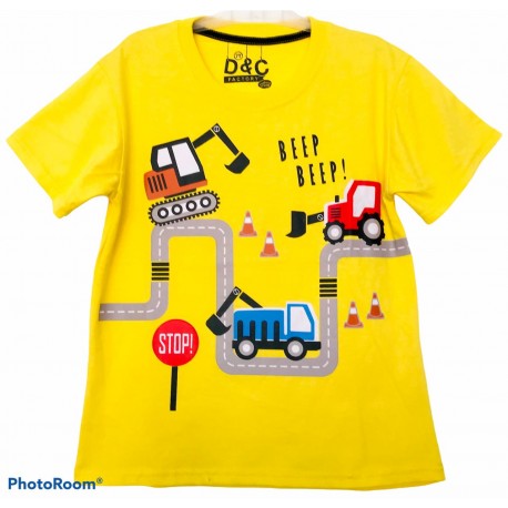 Yellow Beep Beep Tee