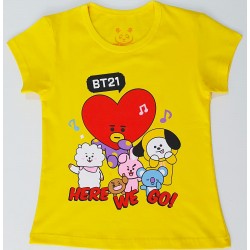 Here We Go BT21 Tee