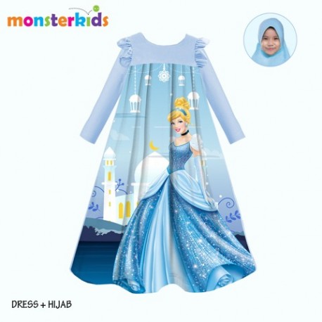 Cinderella Gamis +Pashmina