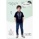 Black White Embroidery Koko Set Jeans