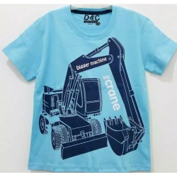 Blue Digger Machine Tee