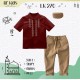 LK Red Embroidery Koko Set Pants & Peci
