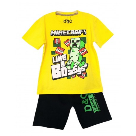 Yellow Minecraft Set
