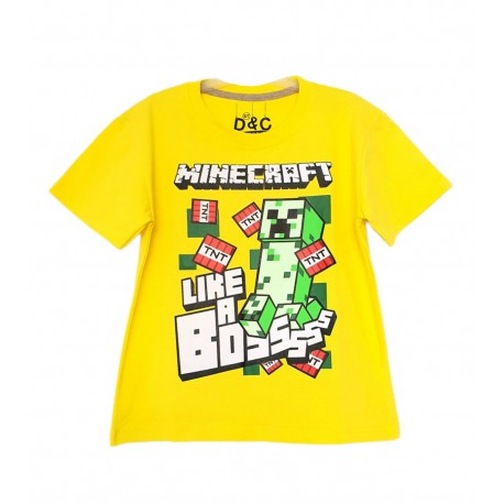 Yellow Minecraft Tee
