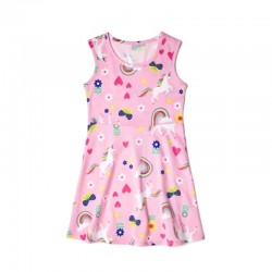 WonderNation Pink Unicorn Dress