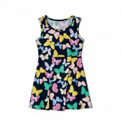 WonderNation Navy Butterfly Dress